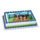 thumbnail image 5 of Decoset Horses Cake Topper Juego De 5 Piezas De Decoración Para Tartas Con 2 Caballos, Valla Y Árboles, Listo Para Usar Para Celebraciones De Cumpleaños Con Temática Equina, Apto Para Alimentos, 5 of 5
