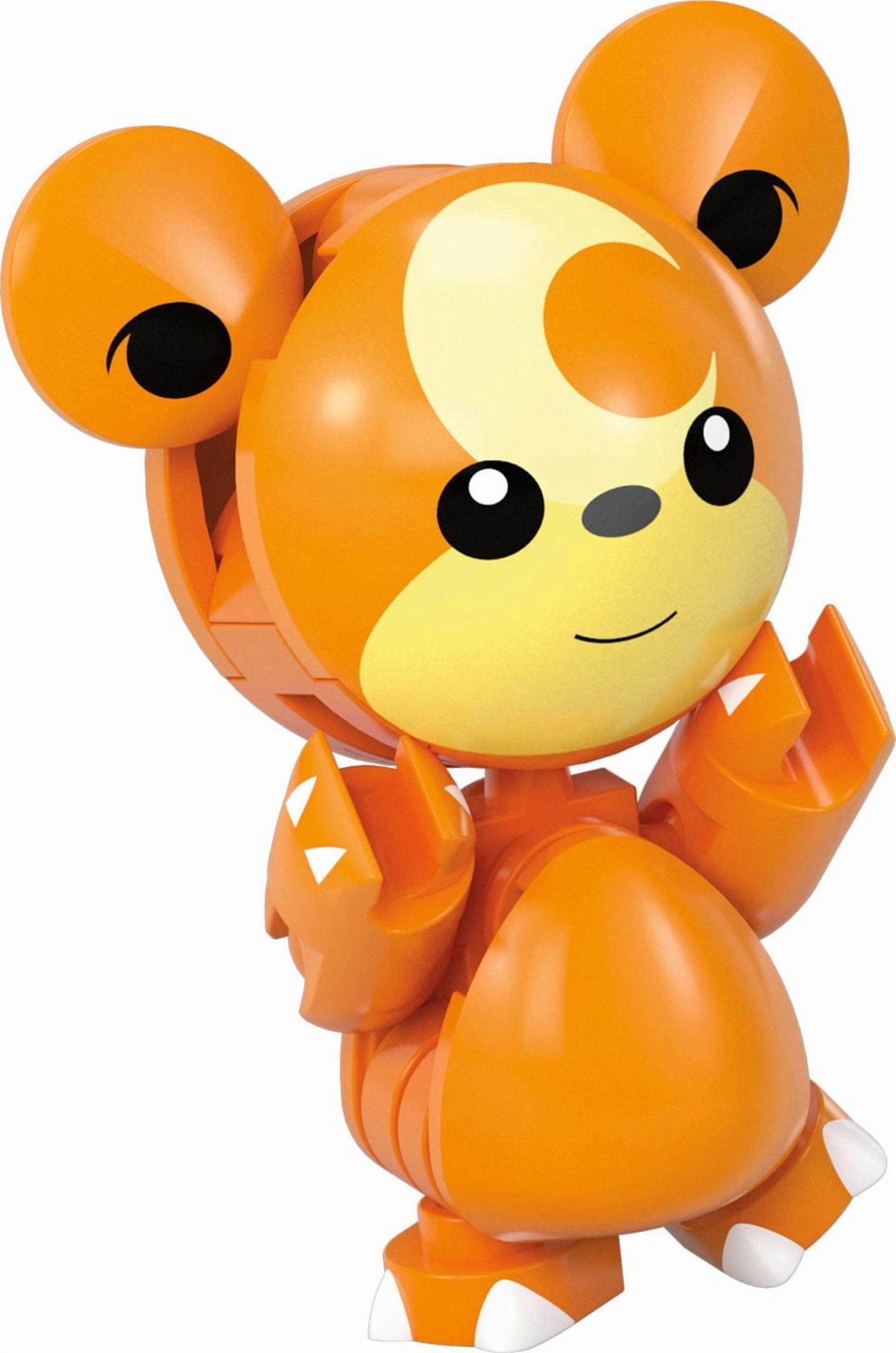 MEGA Pokémon Teddiursa Building Toy Kit, Poseable Action Figure (24 Pieces) for Kids