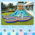 thumbnail image 3 of Resenkos Bounce House, Inflatable Bouncer,4 in 1 Kids Bounce House w/ Pool, Water Cannon, Blower, Carrying Bag for 3-8 Years, 3 of 11