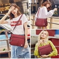 thumbnail image 2 of Bolsos cruzados para mujer, de nailon, grande, convertible, bolso cruzado para teléfono, bolso de lona para mujeres y niñas ER, 2 of 7