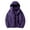 Purple, variant on Men's Oversize Sport Hooded Jackets Removable Inner Liner Outerwear Waterproof Outdoor Athletic Running Hiking Jacket