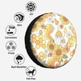 thumbnail image 6 of Kdxio Groovy Hippie Flower Mushrooms for Tire Cover Wheel Protectors Tyre Covers Weatherproof Wheel Covers Universal Fit for Trailer Rv SUV Truck Camper Travel Trailers 16 inch, 6 of 8