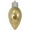Gilded Gold, variant on Christmas By Krebs 12" (300mm) Ornament, Commercial Grade Indoor Outdoor Shatterproof Plastic Water Resistant Light Bulb Ornament (Sonic Red)
