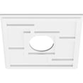 thumbnail image 4 of Ekena Millwork CMP16KX-05000 16 in. OD x 5 in. ID Square Knox Architectural Grade PVC Contemporary Ceiling Medallion, 4 of 4