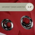 thumbnail image 3 of Premium Soft Touch Curtain Panel - 52" x 63" 1 Panel - Red, 3 of 4