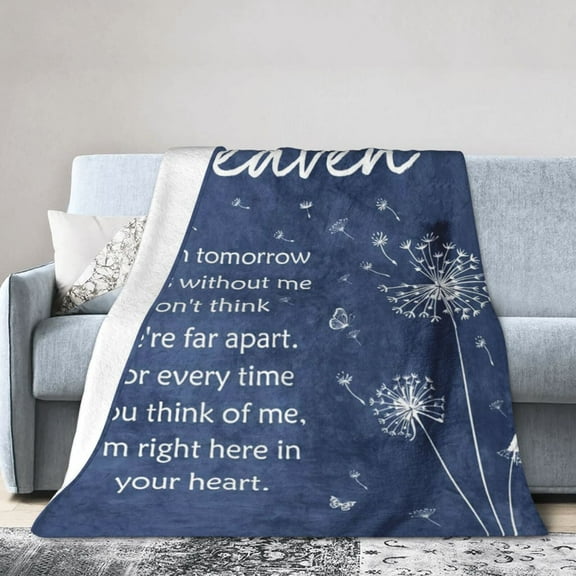 Memorial Sympathy Gifts for Loss of Loved One - Soft Flannel Memorial Blanket Bereavement Gift Idea, Remembrance Gifts for Loss of Mom Dad Grandma Grandpa Sister 50x40