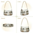 thumbnail image 7 of FORMRS Womens Shoulder Bag with Chain Strap Clutch Purse Cute Tote Handbag, Halloween Pumpkin Field, 7 of 7