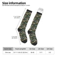 thumbnail image 3 of Bixox Flamingos And Palm Leaves Patterned Men's and Women's Knee Socks High Socks Outdoor Sports Socks, 3 of 5