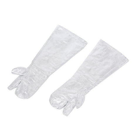 

Beffin DA-105 1000 Degrees Celsius Aluminized Heat Resistant Gloves High Safety Work Gloves Aluminum Foil Fireproof -scalding Lengthened Gloves