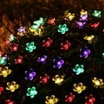 thumbnail image 4 of Guirnalda de luces LED con batería USB de 3 m, 5 m y 10 m, guirnalda de flores de cerezo de cristal, decoración para fiestas de Navidad, bodas y habitaciones, 4 of 5