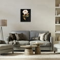 thumbnail image 3 of Stupell Industries White Rose on Black Plants & Flowers Painting Wrapped Canvas Art Print Wall Art, 16 x 20, 3 of 8