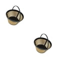 thumbnail image 1 of jesticaly Coffee Filter Screen Professional Strainer Tools Permanent High Intensity Temperature-Proof Colander Device Home Shop Kitchen 11.00*8.00*6.50cm/ 2Set, 1 of 6