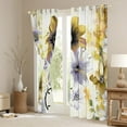 thumbnail image 3 of Erosebridal Watercolor Daisy Blackout Curtains Chic Flower Floral Curtains & Drapes Women, Watercolor Oil Painting Curtains Ombre Gradient Black Out Curtains, Mid Century Window Drapes, 3 of 5