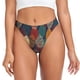 thumbnail image 1 of Fotbe Autumn Leaves Tanga Sin Costuras para Mujer con Estampado – Panties Invisibles, Transpirables y Cómodos para Uso Diario-4X-Large, 1 of 6
