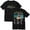Black, variant on Avery Anna Let Go Letters Tour 2025 Merch T-Shirt Women Men Casual Crewneck Short Sleeve Tee