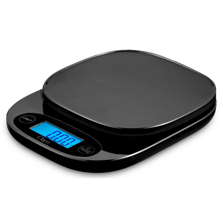  Ozeri The Epicurean LED Kitchen Scale with Removable Glass  Weighing Platform, 18-Pound, Black : Kitchen & Dining