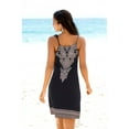 thumbnail image 3 of LASCANA Women's Strap Detail Keyhole Dress Contrast Trim, 3 of 5