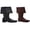 Black, variant on Ellie Shoes E-121-Hook 1 Heel Knee High Men's Boots