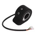 thumbnail image 1 of Acelerador del acelerador del dedo del scooter, refuerzo del acelerador del dedo Scooter eléctrico negro Acelerador del pulgar Scooter eléctrico Acelerador del pulgar Funcionamiento suave, 1 of 8