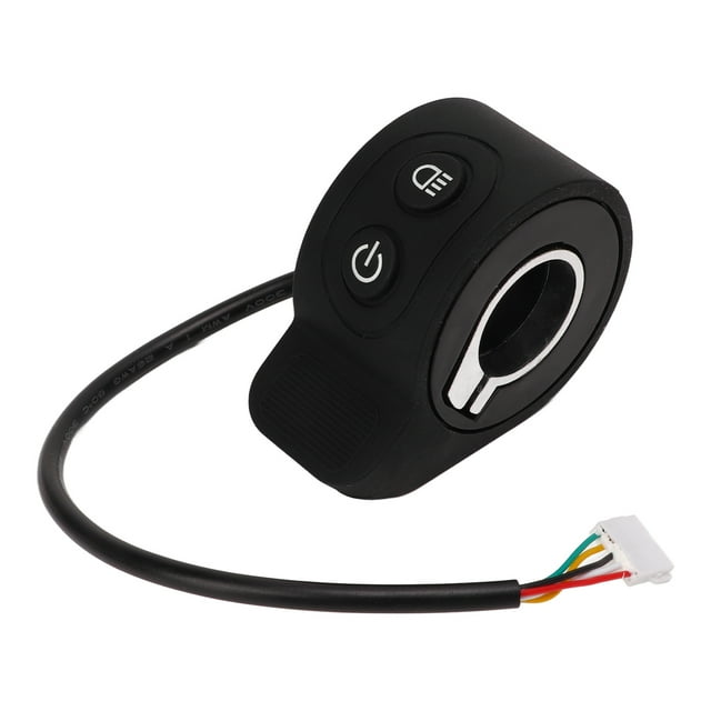Acelerador del acelerador del dedo del scooter, refuerzo del acelerador del dedo Scooter eléctrico negro Acelerador del pulgar Scooter eléctrico Acelerador del pulgar Funcionamiento suave