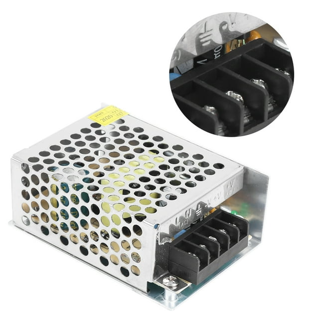 24V Switch Power Supply Driver Adapter Aluminum Alloy Power Supply Driver for LED Display 3D Printer Industrial