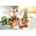 thumbnail image 4 of Moscow Mule Copper Mugs Set by Copper Mules  HandCrafted - Smooth Finish - Classic Riveted Handles  Holds 16oz, 4 of 4