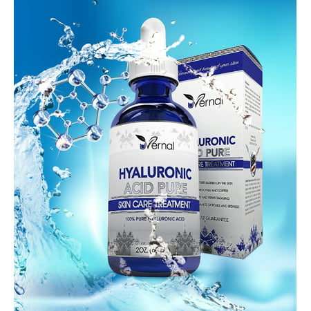 Hyaluronic Acid for Skin - 100% Pure Hyaluronic acid - Anti aging formula (2 (Best Hyaluronic Acid Skin Care Products)