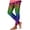 Multicolor, variant on TFEOQRY Women's Yoga Pants Leisure Rainbow Printed Sports Full Length Pants Medium Waist Trousers Multicolor