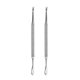 thumbnail image 1 of FELTECHELECTR 2 piezas de removedor de cutículas de acero inoxidable, plateado, para piel muerta, herramienta para pedicura y decoración de uñas (plateado), 1 of 6