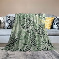 thumbnail image 2 of Chilfamy Fine Foliage Lace Print Throw Blanket, Lightweight Blanket for Bed Couch Car, All Seasons Soft and Cozy Blanket for Kids and Adults, Available in Multiple Sizes 40x50in, 2 of 6