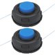 thumbnail image 1 of Cabezal de corte T35 (2 unidades) compatible con Husqvarna T35 122LDx 123L 123LD 125L 128L 128LDx, repuestos para desbrozadora de hilo 578446301, 1 of 5