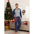 thumbnail image 5 of MINTREUS Men's Pajama Set Lightweight Sleepwear Long Sleeve Shirts and Bottoms Soft Comfy Pjs with Pockets, 5 of 7