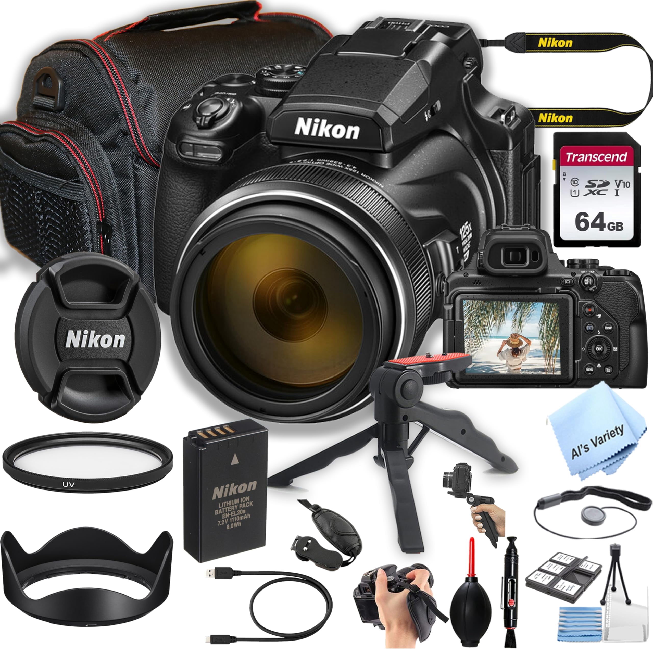 Nikon COOLPIX P1100 Digital Camera 125x Optical Zoom 4K Video
