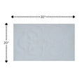 thumbnail image 2 of Knightsbridge Tuft Twisted 220 GSF Non Skid Back Bath Rug 20 x 30 - White, 2 of 2