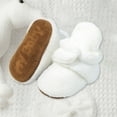 thumbnail image 4 of Baby Booties Newborn Infant Shoes Cozy Soft Warm Cotton Boots for Boys Girls White 6-12 Months, 4 of 4