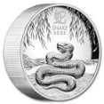 2025 AUS 5 oz Silver Snake HR COA 6 PR70 DCAM (FS, Red Label