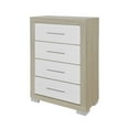 thumbnail image 2 of Emma Natural and White Wood Chest, 2 of 6