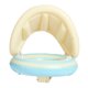 thumbnail image 3 of Flotador de piscina para bebés con dosel, anillo de natación para niños, nadadores principiantes y bebés Azul, 3 of 8