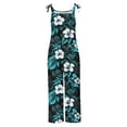 thumbnail image 4 of Kmdttou Cargo Pants for Women Plus Size Easter Print Sleeveless Two Pocket Casual Overalls Jumpsuit Jumpsuit Pants (Regular & Plus Size) S-5XL, 4 of 5