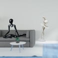 thumbnail image 2 of Figura de escritorio,Escultura abstracta de pensador para decoración de oficina y hogar.,Figura de escritorio,Estatua de bailarina de ballet,adorno de escritorio,decoración del hogar,Estatua, 2 of 8