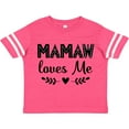 thumbnail image 3 of Inktastic Mamaw Loves Me Grandchild Girls Toddler T-Shirt, 3 of 5