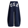 thumbnail image 5 of SJLDQY Girls Sweatpants Letter Graphic Casual Baggy Pants Drawstring Waist Pants with Pockets, 5 of 5