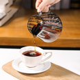 thumbnail image 3 of JOSWAY Hand Brew Coffee Pot Filter Cup High Borosilicate Glass Filter Cup Brew Coffee Filter Sharing Pot, 3 of 5
