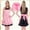 🍒 Pink_Base#137, variant on Women's White Vintage Maid Half Skirt Apron | 2 Pockets, Ruffled Waist, 100% Polyester, 26x18 Inches | Costume for Halloween, Cosplay, Kitchen, Restaurant, Bar, Baking, Painting, Easy Care, Stylish