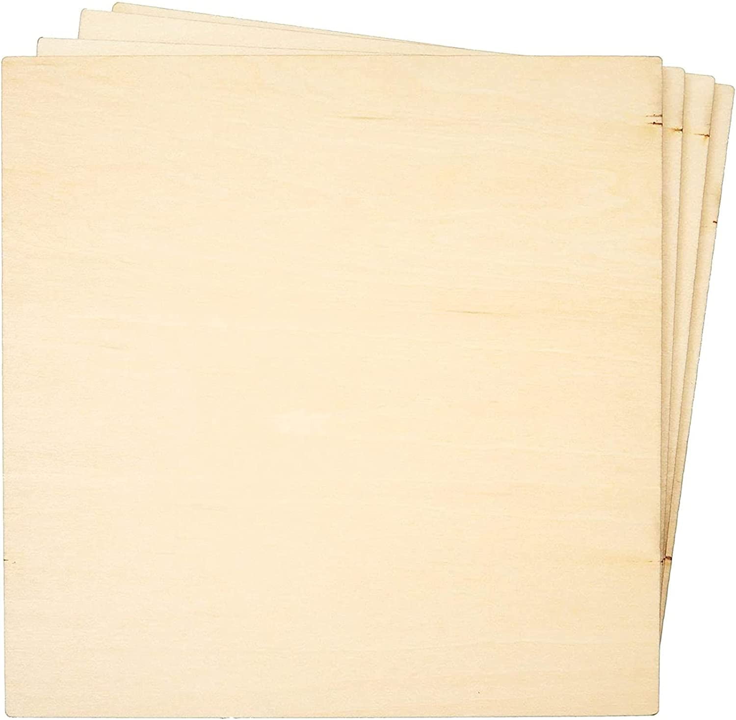 Thin Wood Sheets for Crafts, Wood Burning, Basswood Plywood (6 x 6 x 1 –  BrightCreationsOfficial
