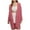 Pink, variant on tklpehg Cardigan Sweaters for Women Open Front Long cardigan Sweaters Coats Solid Color Leisure Overcoat Long Sleeve Loose Fall Coat Outwear Army Green M