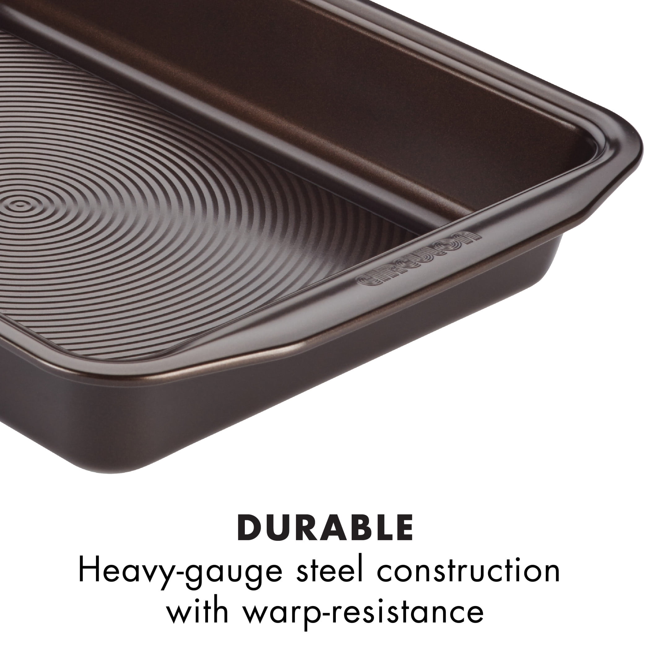  Circulon Nonstick Bakeware Set with Nonstick Cookie Sheet / Baking  Sheet and Cooling Rack - 2 Piece, Chocolate Brown: Home & Kitchen