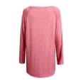thumbnail image 5 of Merry Christmas Blouses for Women Long Sleeve Crewneck Cute Graphic Printed Pullover Tops Lightweight Shirt Tunic Tops, 5 of 5