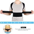 thumbnail image 3 of Funie Adult Unisex Adjustable Shoulder Back Support Posture Corrector Belt Band Brace, 3 of 7