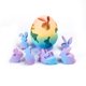 thumbnail image 5 of Fiudx Rompecabezas de Conejito de Pascua, Bonita Decoración Navideña, Materiales Seguros y Duraderos, Divertida Actividad para El Hogar, Decoración para Sala de Estar y Dormitorio, Regalo Ideal de Pa, 5 of 7